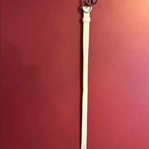 Cole Haan Off White Leather Belt